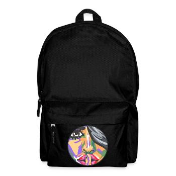 Schweigen Gesicht - Shut up - Rucksack - Schwarz - Vorne