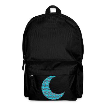 orientmuster Mondsichel, beliebtes naturmuster - Rucksack - Schwarz - Vorne