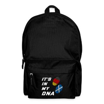 In meiner DNA Deutschland und Schottland - Rucksack - Schwarz - Vorne