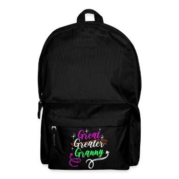 Großmutter Oma Spruch Superoma Rentnerin Alte Frau - Rucksack - Schwarz - Vorne