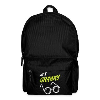 Statement Seniorin Brille Beste Omi Oma Großmutter - Rucksack - Schwarz - Vorne