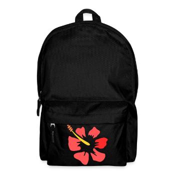 Fleur Rose Rose Fleur Fleurs Rose Rose Fleurs - Sac à dos - noir - Devant