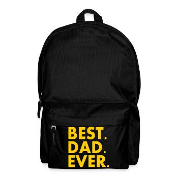 Best dad ever - Backpack - black - Front