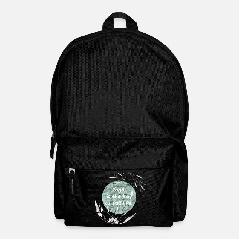 Yoga Schlüssel zum vollen Leben - Rucksack - Schwarz