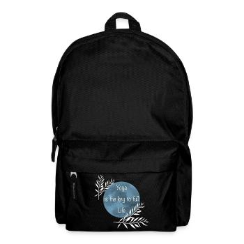 Yoga Schlüssel zum vollen Leben - Rucksack - Schwarz - Vorne