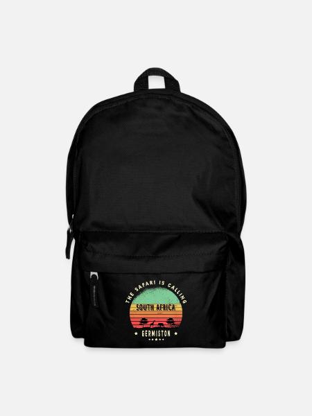 Germiston Südafrika Safari Design - Rucksack - Schwarz