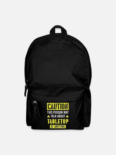 Brettspiel Stratege Spieler - Rucksack - Schwarz