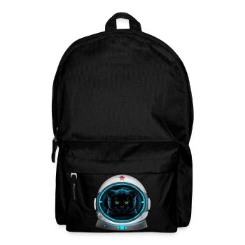 angry space cat astronaut - Backpack - black - Front