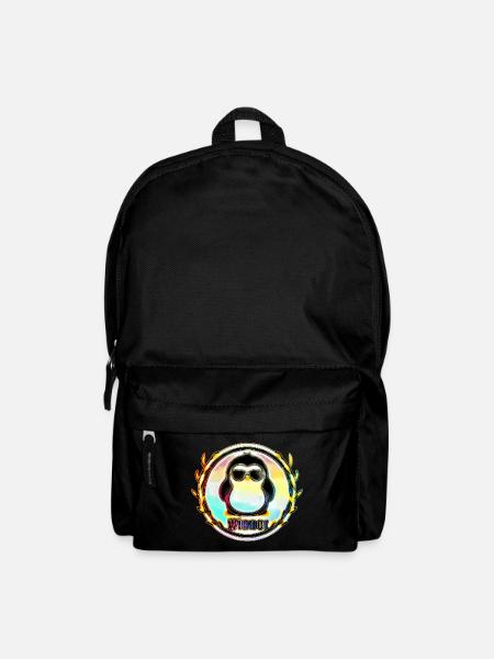Sieger Pinguin Abzeichen - Rucksack - Schwarz