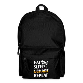 Go-Kart Go Kart Racing Car Racing - Backpack - black - Front