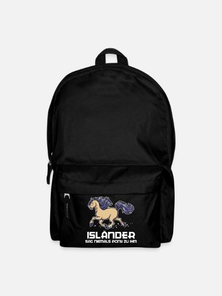 Pony Statement Islandpferde Pferde Pferdeliebe - Rucksack - Schwarz