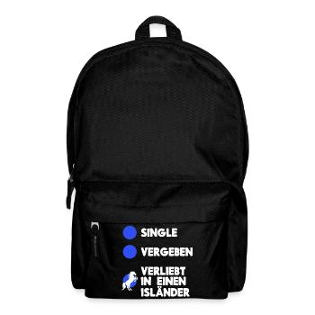 Pferde Humorvoll Statement Islandpferde Pferdefan - Rucksack - Schwarz - Vorne
