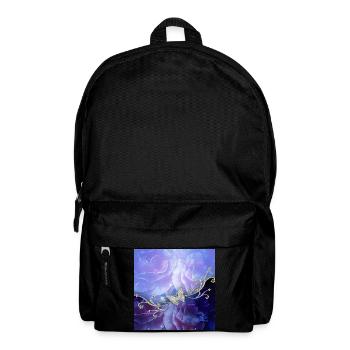 flowers, floral, bloom, elegance, decorative, s - Backpack - black - Front