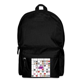 Sudoku vs zoo Doku - Tiere in einem Sudokurätsel. - Rucksack - Schwarz - Vorne