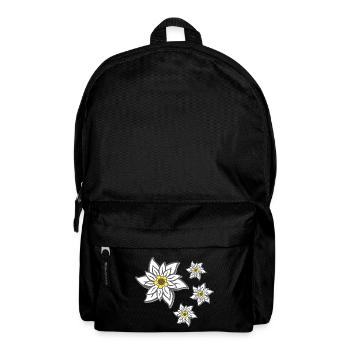 volksfeste frau, traditionelles blumenmuster - Rucksack - Schwarz - Vorne