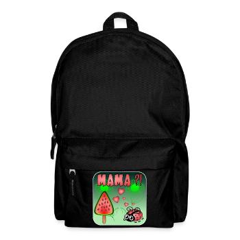 Watermelon Ice Cream - SUMMER LADYBUG - Backpack - black - Front
