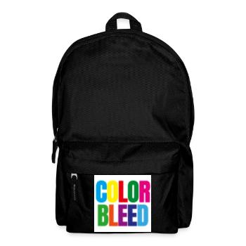 ColorBleed - Rucksack - Schwarz - Vorne