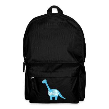 Dino Dinosaurier Langhals blau little brother - Rucksack - Schwarz - Vorne