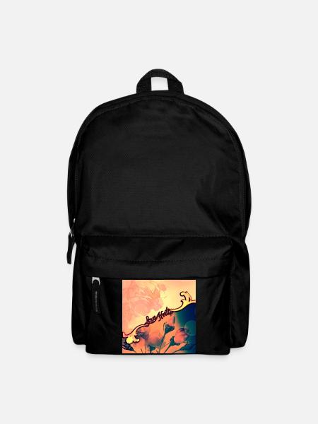 wunderbares Blumendesign - Rucksack - Schwarz