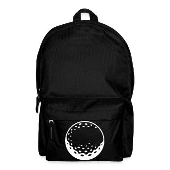Golf Ball Golfer Cup Symbol Club - Rucksack - Schwarz - Vorne