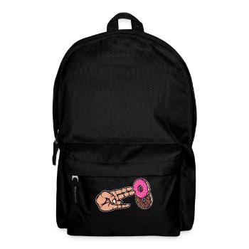 Baking Calories Sweets Donut Snacking Delicious - Backpack - black - Front