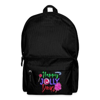 Lecker Nachspeise Bonbon Statement Süßigkeiten - Rucksack - Schwarz - Vorne