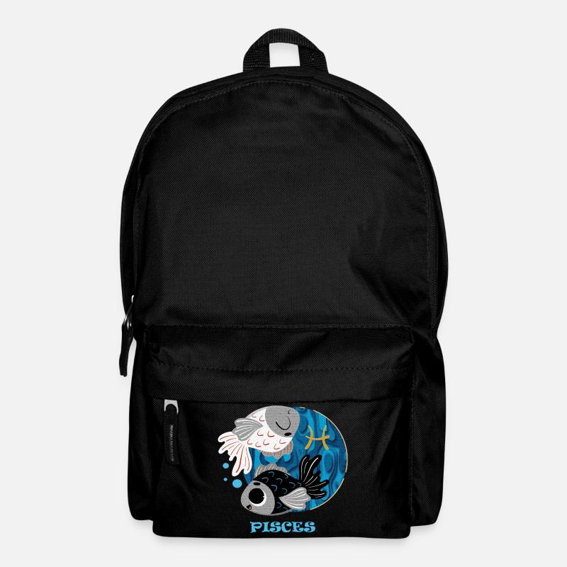 Zodiac sign Pisces - Backpack - black