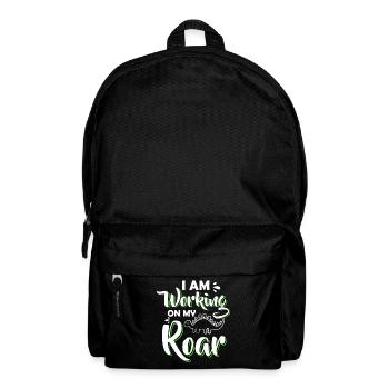 Dinosaurier Stegosaurus Dinos Pflanzenfresser - Rucksack - Schwarz - Vorne