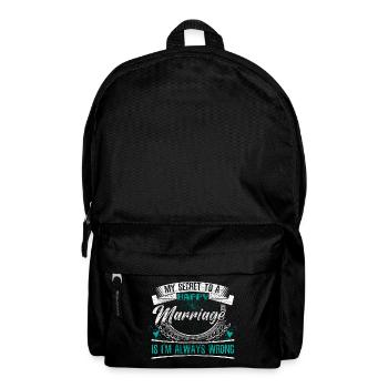 Marriage - Backpack - black - Front