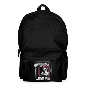 Japan Geisha Fahne Geschenk - Rucksack - Schwarz - Vorne