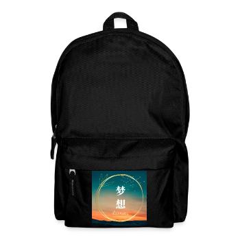 Träume Sonnenuntergang - Rucksack - Schwarz - Vorne