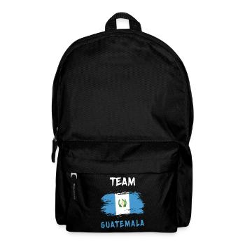Team Guatemala Flag Design - Backpack - black - Front