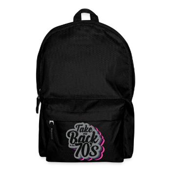 Take Me Back To The 70s - Backpack - black - Front