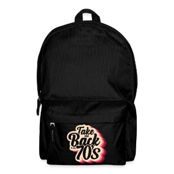 Take Me Back To The 70s - Backpack - black - Front