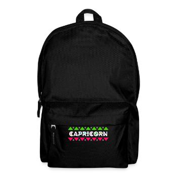 Astronomie Superstition Interprétation des étoiles Capricorne - Sac à dos - noir - Devant