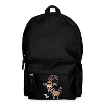 Astronomie Horoskop Steinbock Gezeiten Esoterik - Rucksack - Schwarz - Vorne