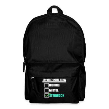 Aberglaube Horoskop Steinbock Tierkreis Statement - Rucksack - Schwarz - Vorne