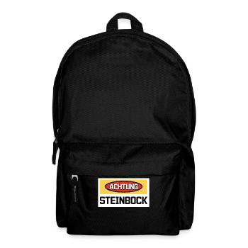 Steinbock Tierkreiszeichen Statement Astronomie - Rucksack - Schwarz - Vorne