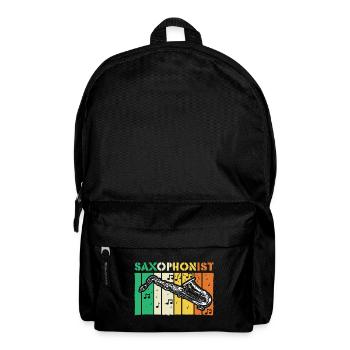 Saxophone Jazz Cadeau - Sac à dos - noir - Devant