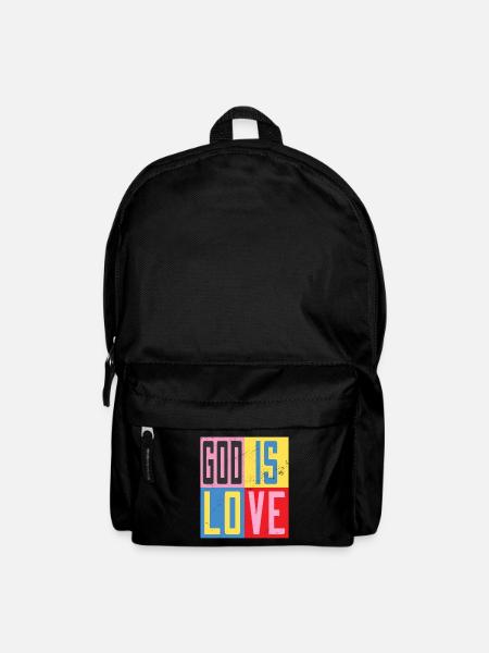 God is love - Backpack - black