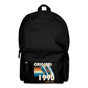 Octobre Vintage 1990 32ème Anniversaire Gift Tape - Sac à dos - noir - Devant