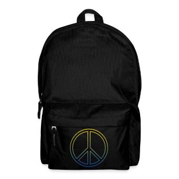 Symbole de la paix mondiale Paix mondiale Ukraine Russie - Sac à dos - noir - Devant