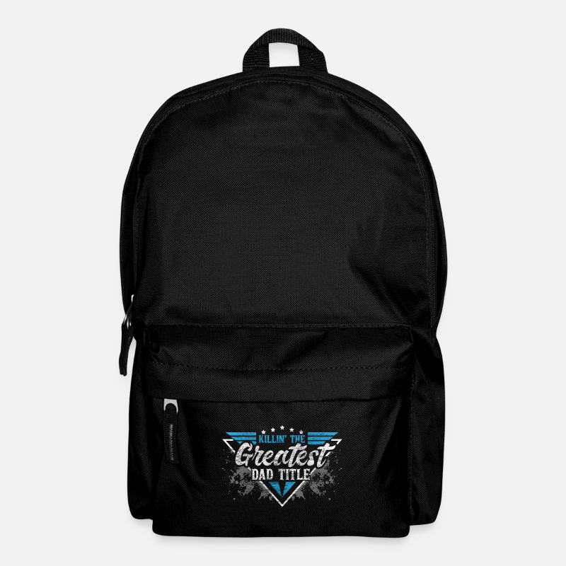 Single Father Family Gift Idea - Backpack - black