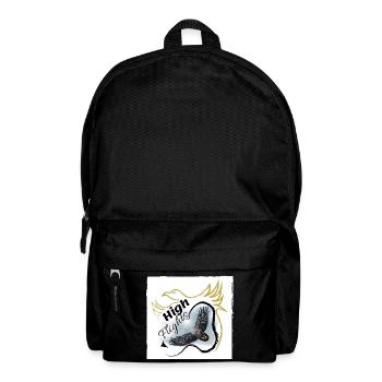 Proud eagle eagle in the sky - Backpack - black - Front