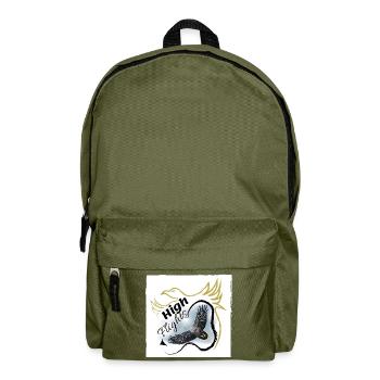 Proud eagle eagle in the sky - Backpack - olive green - Front