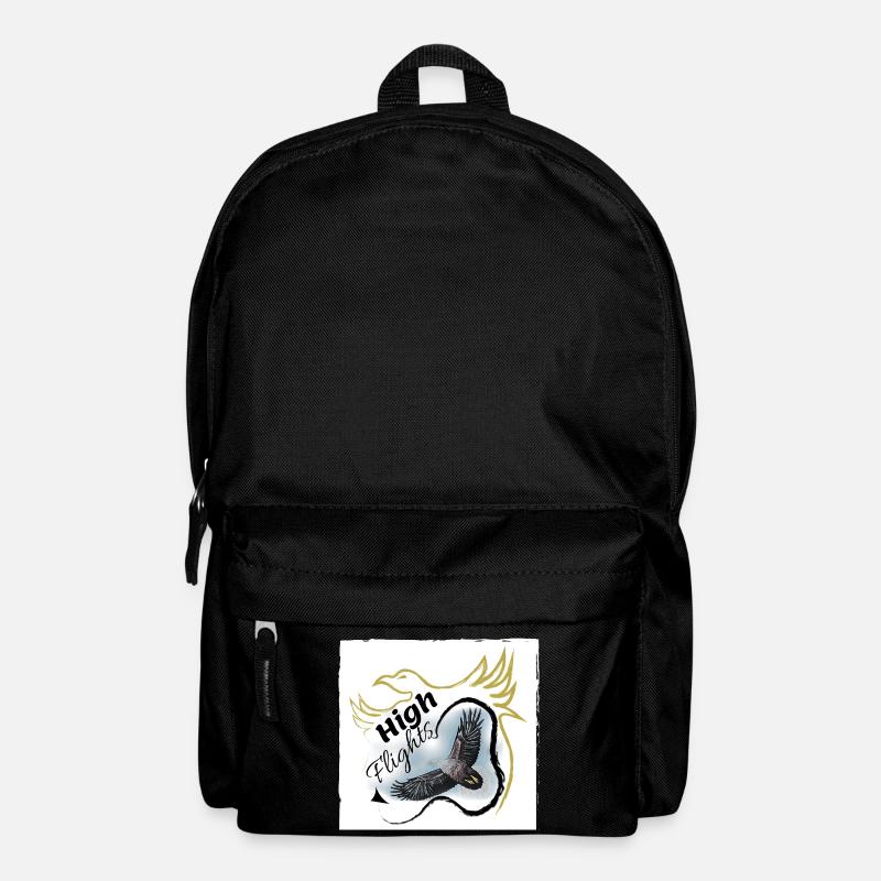 Proud eagle eagle in the sky - Backpack - black