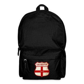 Colchester England coat of arms - Backpack - black - Front