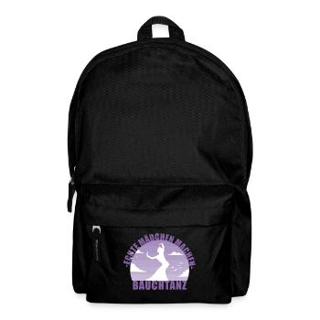 Bauchtänzerin . Echte Mädchen machen Bauchtanz - Rucksack - Schwarz - Vorne