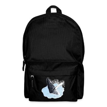 meerestiere, Buckelwal, walliebhaber - Rucksack - Schwarz - Vorne