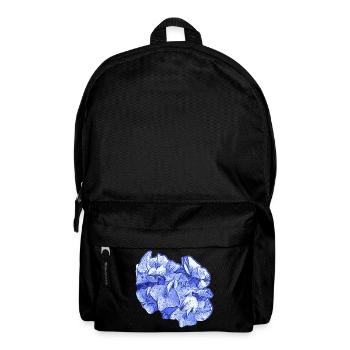 gartenblumen, frühlingsmotive blumen, Hortensie - Rucksack - Schwarz - Vorne